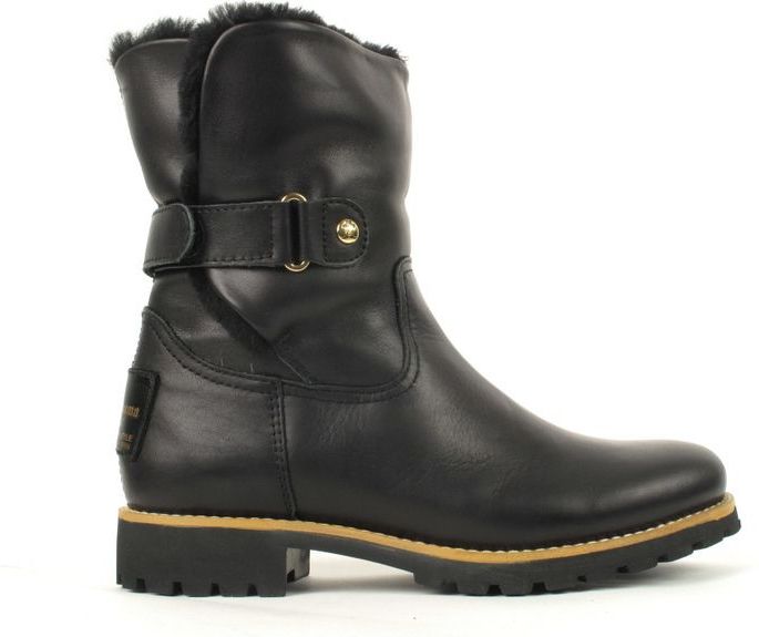 Panama Jack - B2 Napa Negro - Enkellaarzen - Leer - Vachtvoering