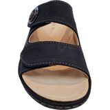 Longo - 1006391 - Dames Slippers - Donker Blauw - Leren Muiltjes