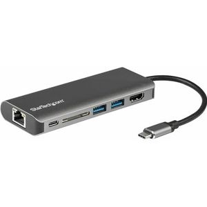 StarTech.com USB-C multiport adapter - Power Delivery - HDMI 4K - GbE - 2x USB 3.0 - SD - USB-C docking station - nieuwe versie verkrijgbaar DKT30CSDHPD3 (DKT30CSDHPD)