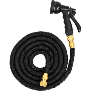 flexibele Tuinslang 2,5-7,5m - Waterslang 3-voudige versterkte Messing Connector - dubbele Latex-...