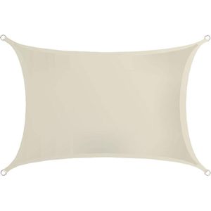AMANKA UPF50+ Luifel 3x2 UV-bescherming - Polyester Zonwering Terrassen Zeilen Zonneschermen Beige - beige Kunststof 16332
