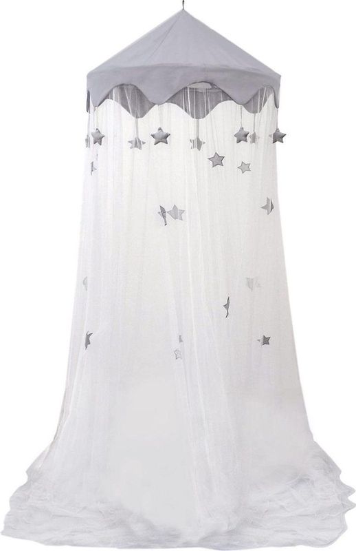 AMANKA - XXL Muskietennet - Klamboe - Wit - 180 MESH, Brandvertragend, Scheurbestendig, 2,4 m Hoogte