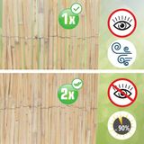 100x300 Rieten Mat - Balkonbeschermend gaas - Tuin- of Terrasafscheiding