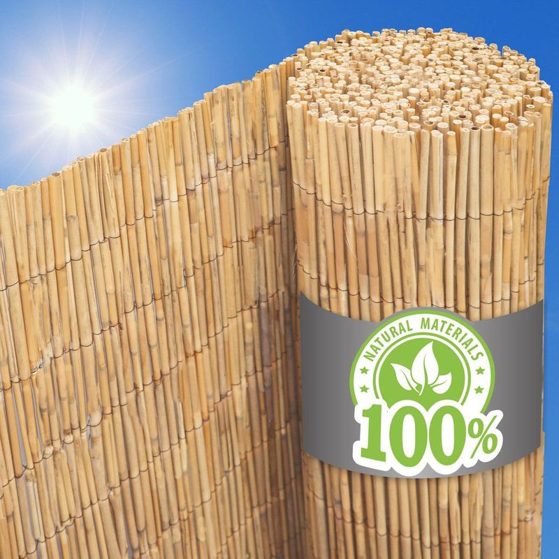 100x300 Rieten Mat - Balkonbeschermend gaas - Tuin- of Terrasafscheiding