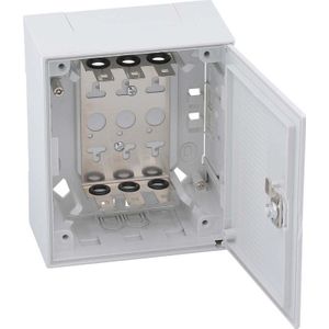 Cobinet 2021 019 Plastic verdeler BOX I voor 30 DA, Telefoon, Grijs