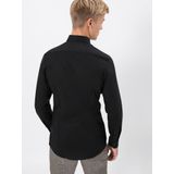 OLYMP No'6 six Hemd Super Slim Fit Schwarz - Größe 36