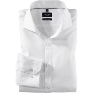 OLYMP No. Six Overhemd, super slim, Cutaway, Wit