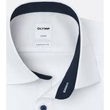 OLYMP Luxor Overhemd wit, Effen