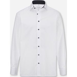 Overhemd - Lange Mouw - Katoen - Poplin - Met Borstzak