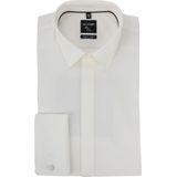 OLYMP - No. Six - Overhemd - Wit - Katoen - Strijkvriendelijk