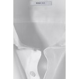 OLYMP - Level 5 - Overhemd - Wit - Body Fit, Kent Kraag, Mouwlengte 7, Katoenen Popeline