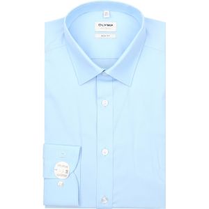 OLYMP Level Five Hemd Hellblau Extra Lange Ärmel - Größe 40