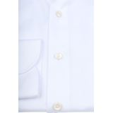 OLYMP SIGNATURE Overhemd Wit - Lange Mouw - 100% Katoen - Kent Kraag