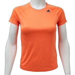 Adidas D2M Tee Lose BS1921, Vrouwen, Oranje, T-shirt maat: S