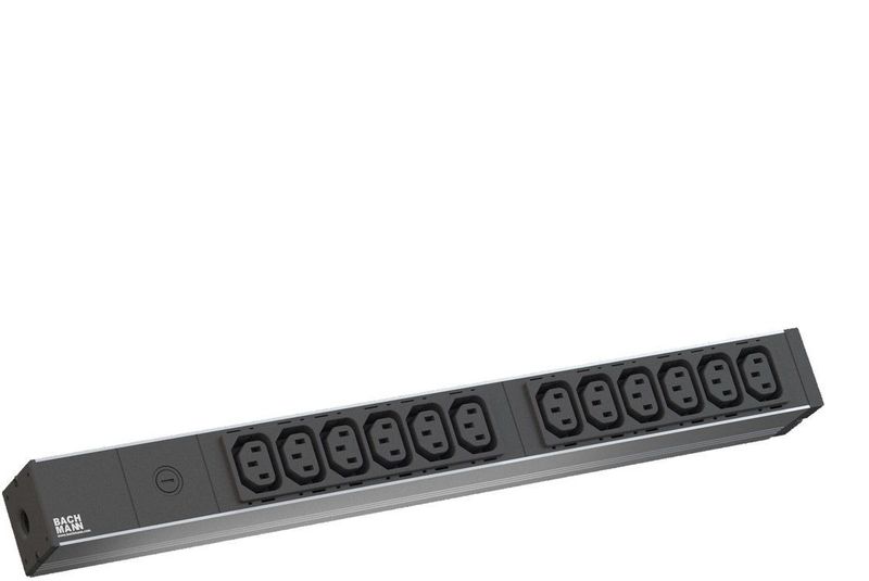 Stekkerdoos - Grijs - 19 Inch - 12-voudig - C13 Aansluitingen