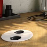 Bachmann Twist - Inbouw Stopcontact - 2x 230V - Mat Wit - 2 meter aansluitsnoer