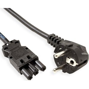 Bachmann installatiestekker stroomkabel - Wieland GST18® - CEE 7/7 / zwart - 7 meter