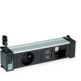 Bachmann - POWER FRAME - Stekkerdoos - Zwart - USB A&C 22W