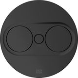 Bachmann - Twist2 - Inbouwcontactdoos - Zwart - Geaard Stopcontact en USB-A/C Oplaadpoort