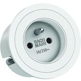 Bachmann - PIX - Inbouwstopcontact - Wit - 0,2 m Aanvoerkabel