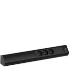 Stopcontact - Zwart - Kunststof