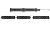 Bachmann stekkerdoos met Wieland GST18® installatiestekker en 4 contacten / zwart