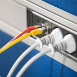 Bachmann stekkerdoos met Wieland GST18® installatiestekker en 4 contacten / zwart