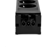 Bachmann stekkerdoos met Wieland GST18® installatiestekker en 4 contacten / zwart