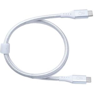 Bachmann Ochno USB-C kabel recht 0,7 m zilver (0.70 m, USB 3.2 Gen 2), USB-kabel