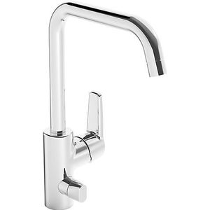 HANSA Einhebelmischer Küchenarmatur mit Spülmaschinenventil HANSAPOLO 5160 Ausladung 203 mm DN15 Chrom, 51602293