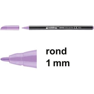 Edding Fasermaler edding 1200 colourpen 1mm beerig Lavendel
