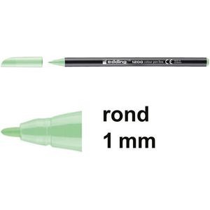 Edding Fasermaler edding 1200 colourpen 1mm Apfelsorbet