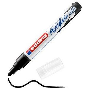 5100 Acrylmarker medium schwarz - Edding