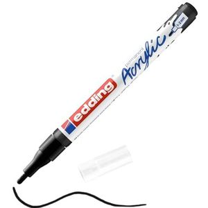 edding Acrylmarker 'Acrylic 5300' Rundspitze fein, schwarz