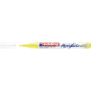 Acrylmarker edding e-5300 f neon geel | 1 stuk | 10 stuks