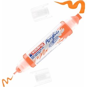 Edding 5400 acryl 3D double liner neon-oranje (2  - 3 / 5 - 10 mm)