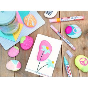 edding 5100 Acrylic "Acrylmarker - Basic", Mittel, 5er-Set