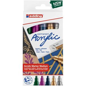 edding festlich Acrylstift 2.0 - 3.0 mm Mehrfarbig