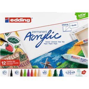Edding Acryl-Kreativset basic VE=12 Stifte