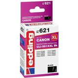 Edding Inktcartridge vervangt Canon CLI-581BK XXL Compatibel Foto zwart EDD-621 18-621