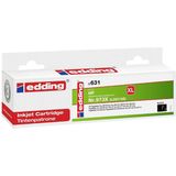 Edding, Inkt, Printcartridge EDD-631 vervangt 973X (L0S07AE) - - 246 ml (BK)