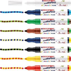 edding Funtastics 13-delige set Magic Marker - Bibi & Tina® met 8 gekleurde stiften - ronde punt 2-4 mm - kleurpotloden voor kinderen met magische kleurverandering - cadeau-idee voor kinderen