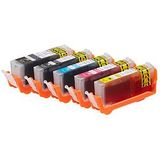 Edding Inktcartridge vervangt Canon PGI-570XL+CLI-571XL Compatibel Combipack Zwart, Cyaan, Magenta, Geel EDD-514 18-514-01
