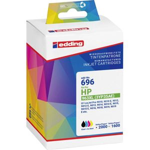 Edding - Inktcartridge - Combipack - Zwart - Cyaan - Magenta - Geel