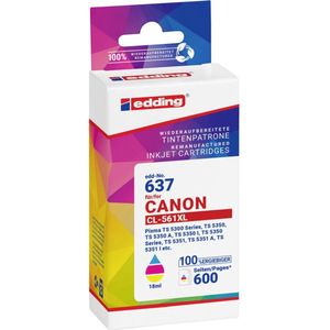 Edding - Inktcartridge - Compatibel Combipack - Cyaan, Magenta, Geel