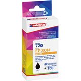 Edding - Inktcartridge - Compatibel met Epson 604XL - Zwart - EDD-720