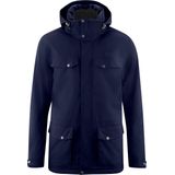 Heren - Outdoorjack - Donkerblauw - 100% Polyester - Wind/Waterdicht