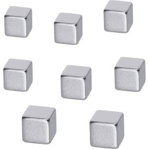 Be!Board® Magnete 1,0 x 1,0 x 1,0 silber