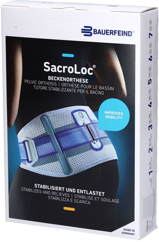 Bauerfeind SacroLoc Bekkenbrace - 3 - Grijs