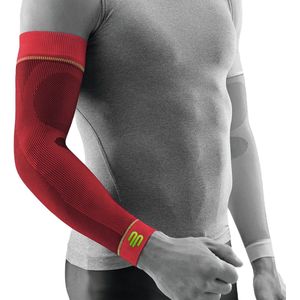 Bauerfeind Sport Compressie Arm Sleeve - Rood - Lange Sleeve - Per paar